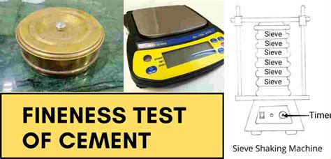 hydraulic cement fineness testing